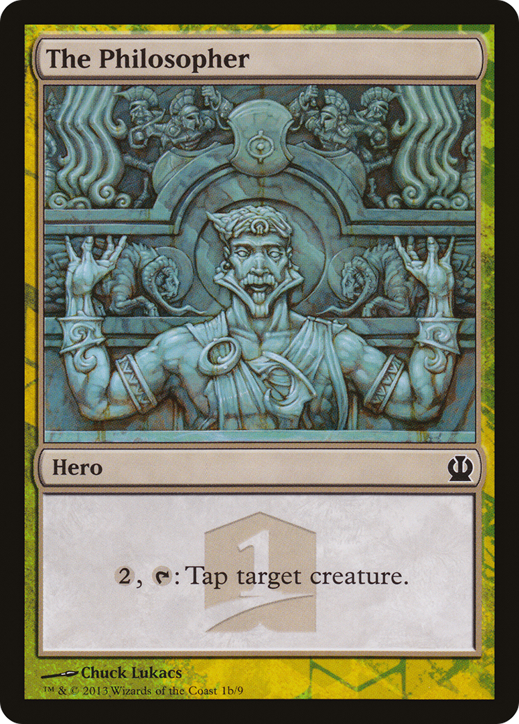 The Philosopher (HERO-) [Tokens] Theros Hero's Path MTG Single Wizards of the Coast