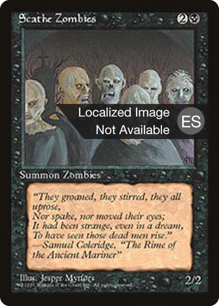 Scathe Zombies (4BB-158) [Fourth Edition Foreign Black Border] MTG Single Wizards of the Coast