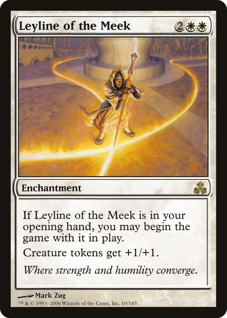 Leyline of the Meek (GPT-010) [Guildpact] MTG Single Wizards of the Coast