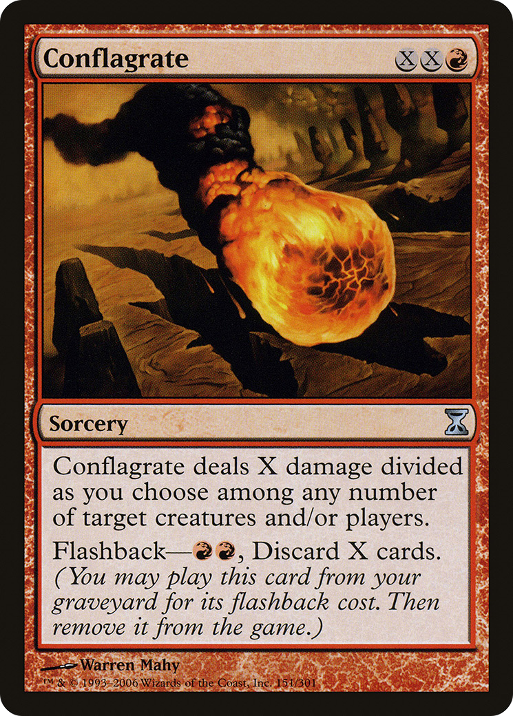 Conflagrate (TSP-151) [Time Spiral] MTG Single Wizards of the Coast