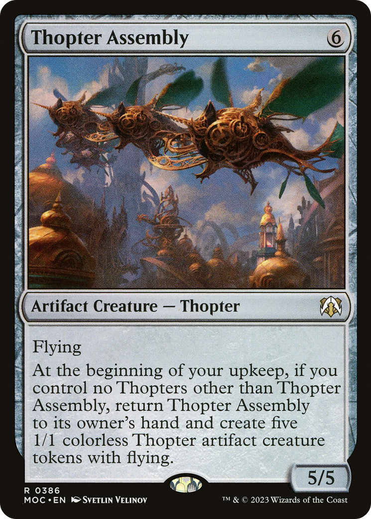 Thopter Assembly (MOC-386) [March of the Machine Commander] MTG Single Wizards of the Coast