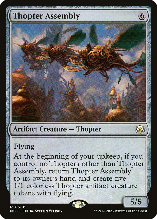 Thopter Assembly (MOC-386) [March of the Machine Commander] MTG Single Wizards of the Coast