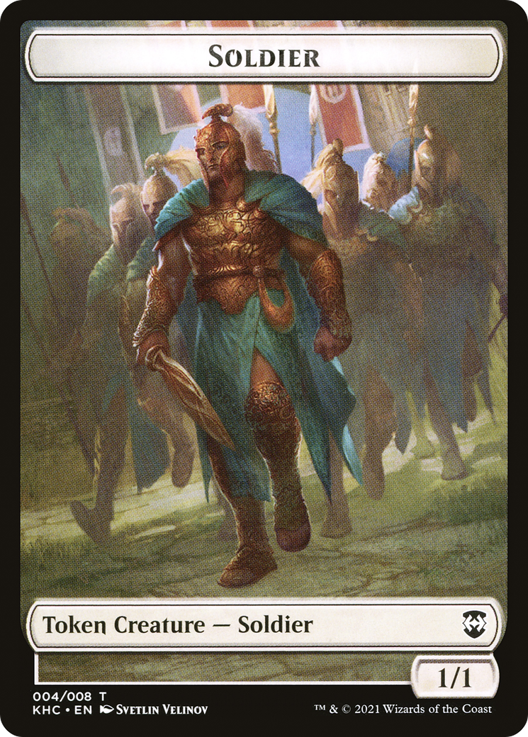 Soldier (TKHC-004) [Tokens] Kaldheim Commander Tokens MTG Single Wizards of the Coast