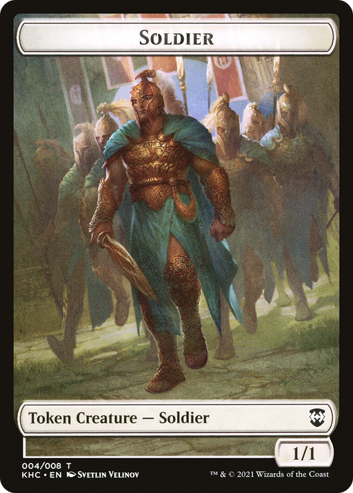 Soldier (TKHC-004) [Tokens] Kaldheim Commander Tokens MTG Single Wizards of the Coast