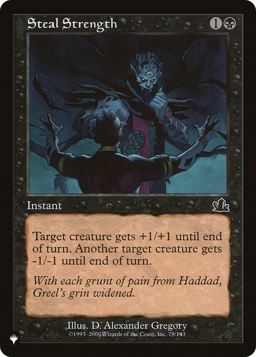 Steal Strength (LIST-PCY-79) [Mystery Booster] The List MTG Single Wizards of the Coast