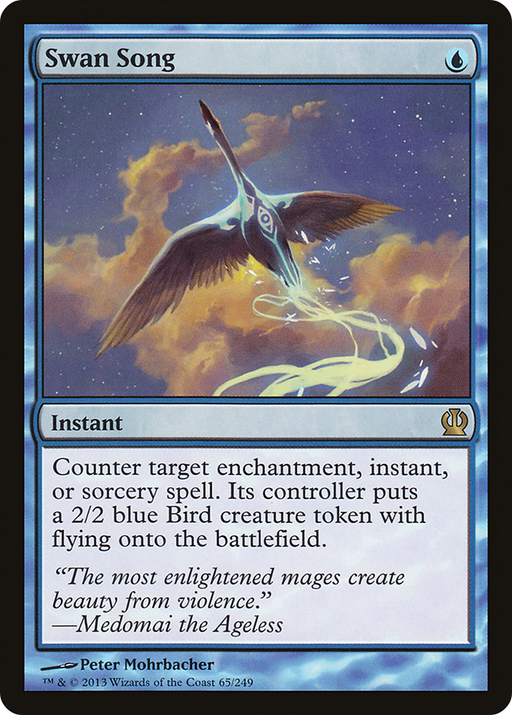 Swan Song (THS-065) [Theros] MTG Single Wizards of the Coast