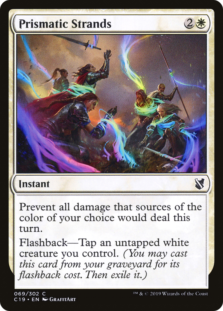 Prismatic Strands (C19-069) [Commander 2019] MTG Single Wizards of the Coast