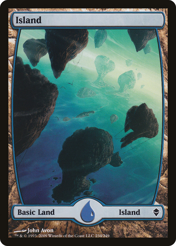 Island (ZEN-234) [Zendikar] MTG Single Wizards of the Coast