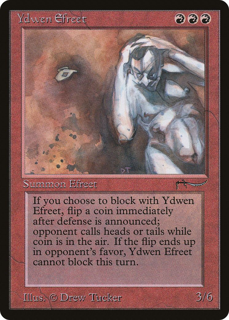Ydwen Efreet (ARN-) [Oldschool] Arabian Nights MTG Single Wizards of the Coast
