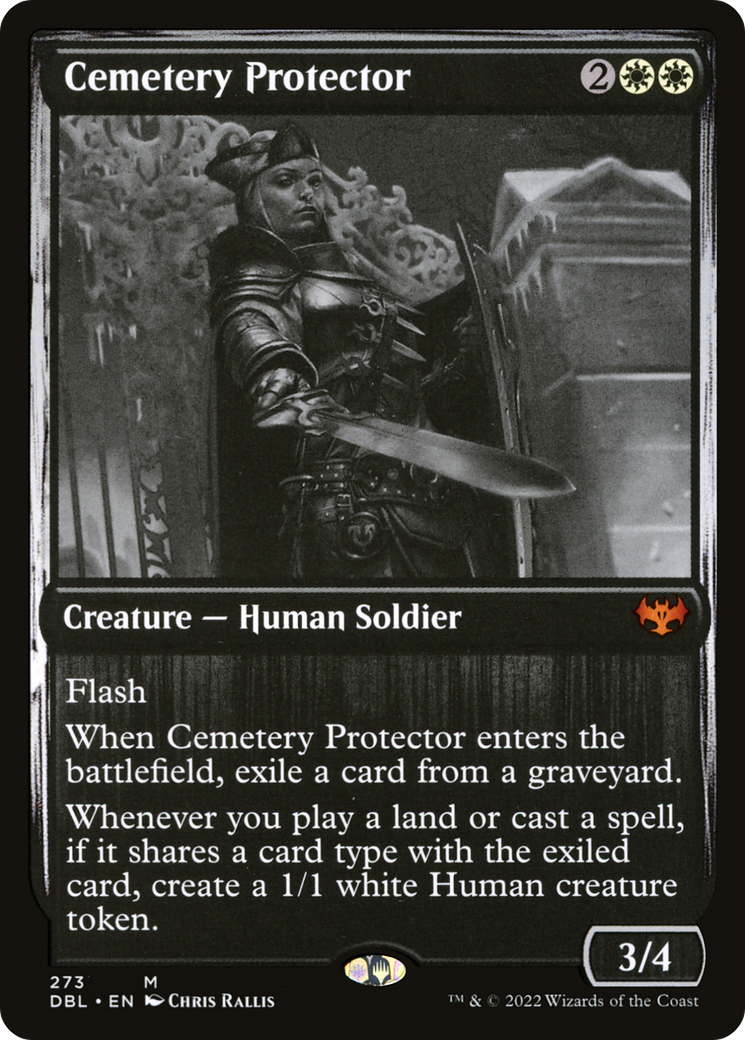 Cemetery Protector (DBL-273) [Innistrad: Double Feature] Foil MTG Single Wizards of the Coast