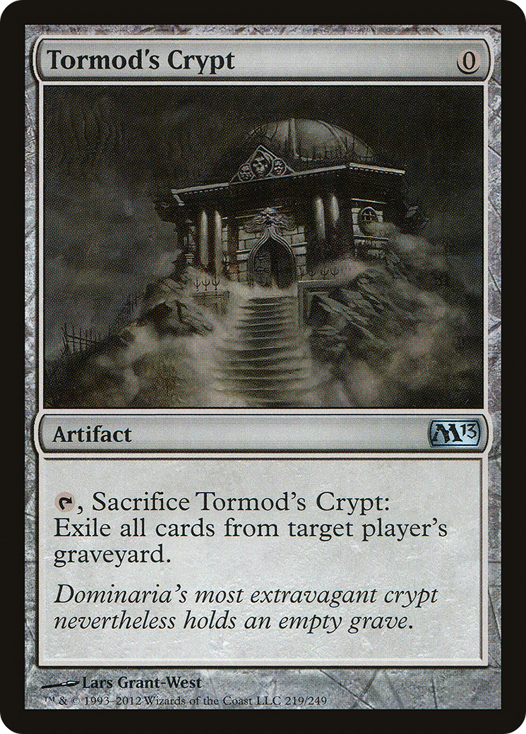Tormod's Crypt (M13-219) [Magic 2013] Foil MTG Single Wizards of the Coast