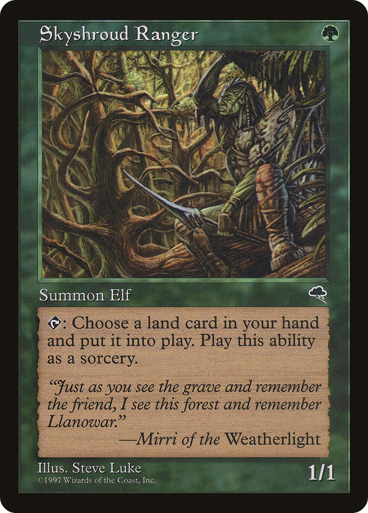 Skyshroud Ranger (TMP-256) [Tempest] MTG Single Wizards of the Coast