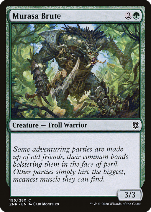 Murasa Brute (ZNR-195) [Zendikar Rising] MTG Single Wizards of the Coast