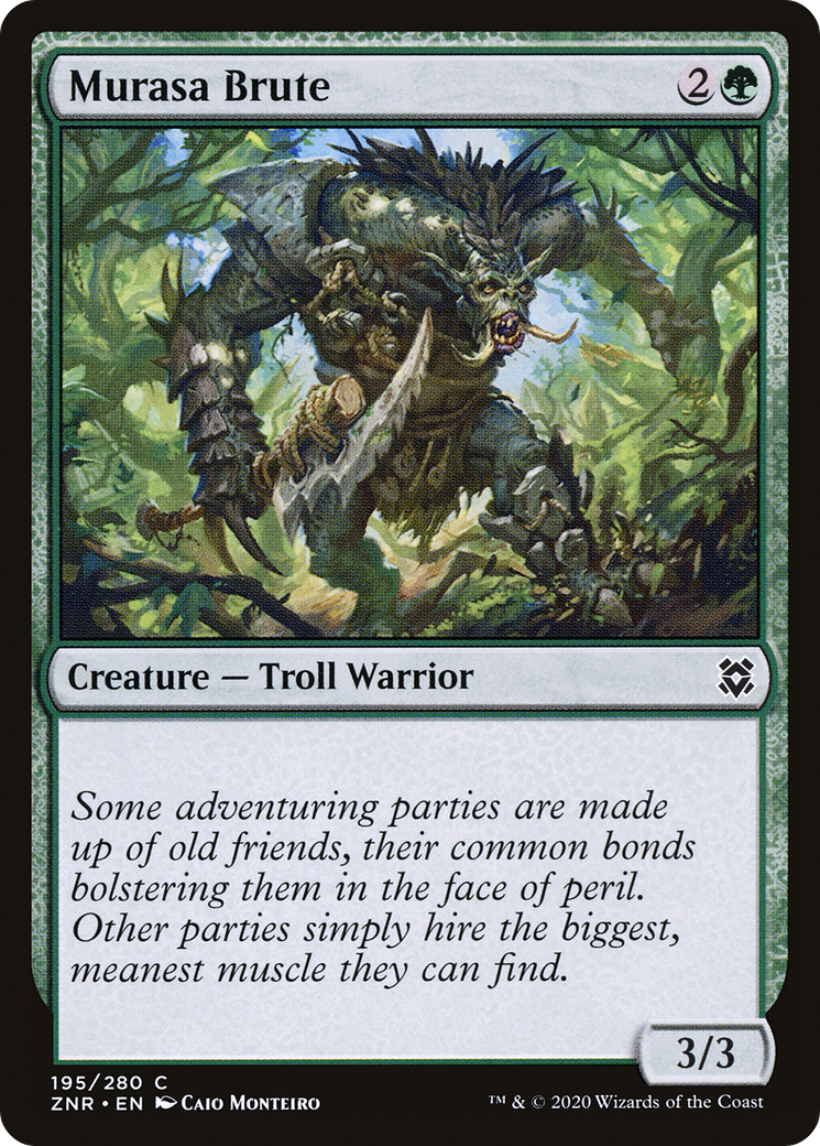 Murasa Brute (ZNR-195) [Zendikar Rising] Foil MTG Single Wizards of the Coast
