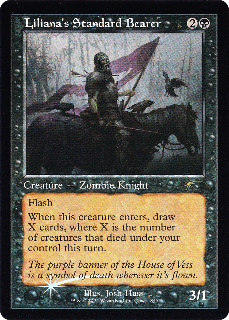 Liliana's Standard Bearer (SLD-845) [Secret Lair Drop] Foil MTG Single Wizards of the Coast