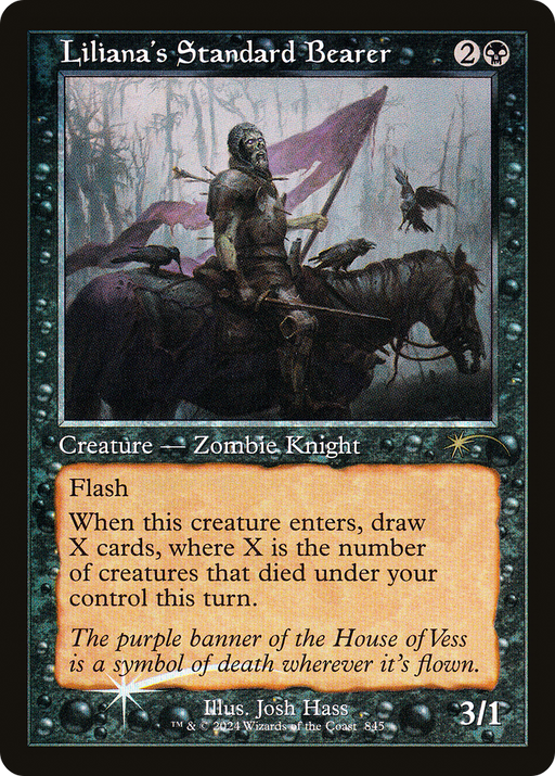 Liliana's Standard Bearer (SLD-845) [Secret Lair] Drop Foil MTG Single Wizards of the Coast