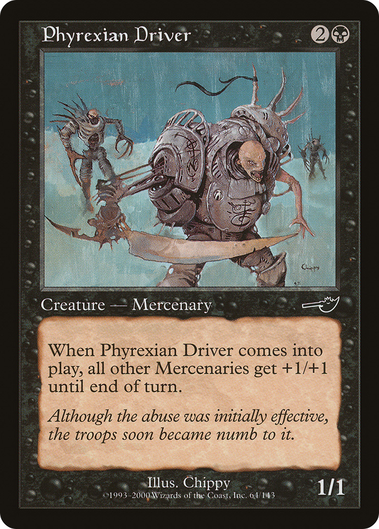 Phyrexian Driver (NMS-064) [Nemesis] Foil MTG Single Wizards of the Coast