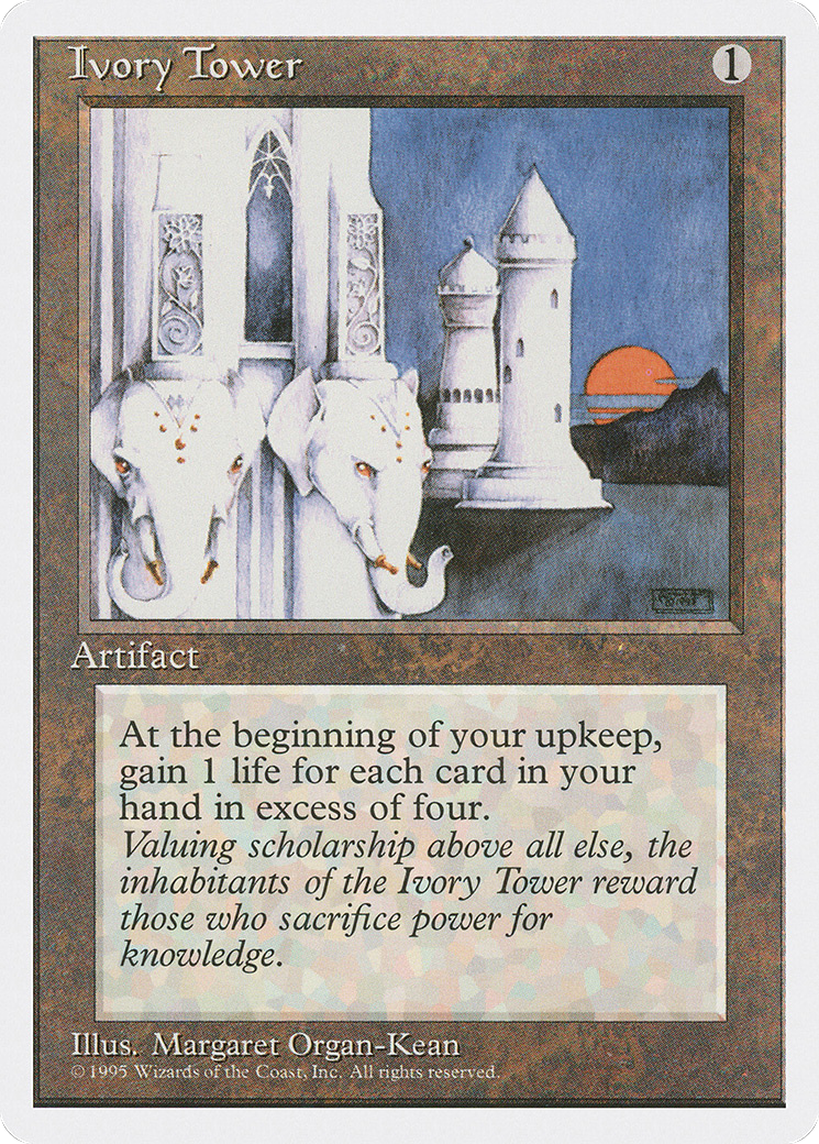 Ivory Tower (4ED-) [Fourth Edition] MTG Single Wizards of the Coast