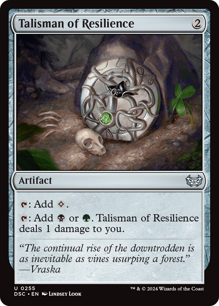 Talisman of Resilience (DSC-255) [Duskmourn: House of Horror Commander] MTG Single Wizards of the Coast