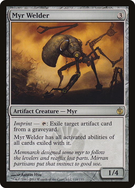 Myr Welder (MBS-118) [Mirrodin Besieged] Foil MTG Single Wizards of the Coast