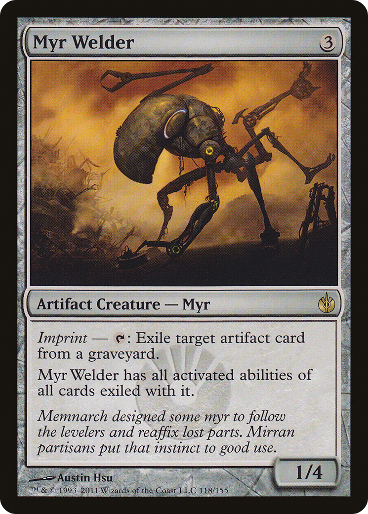 Myr Welder (MBS-118) [Mirrodin Besieged] MTG Single Wizards of the Coast