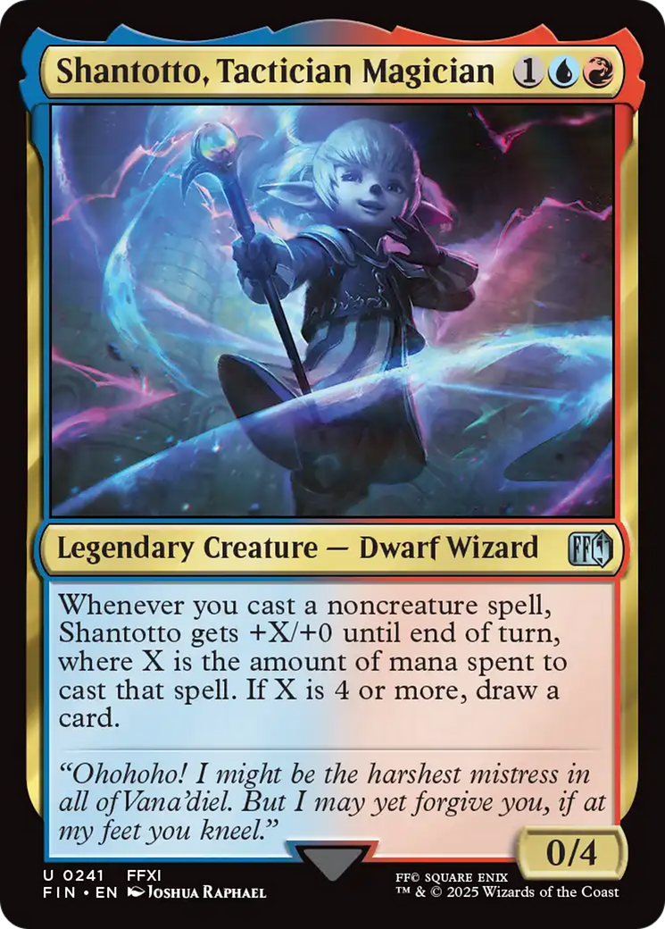 Shantotto, Tactician Magician (FIN-241) [FINAL FANTASY] Foil MTG Single Wizards of the Coast