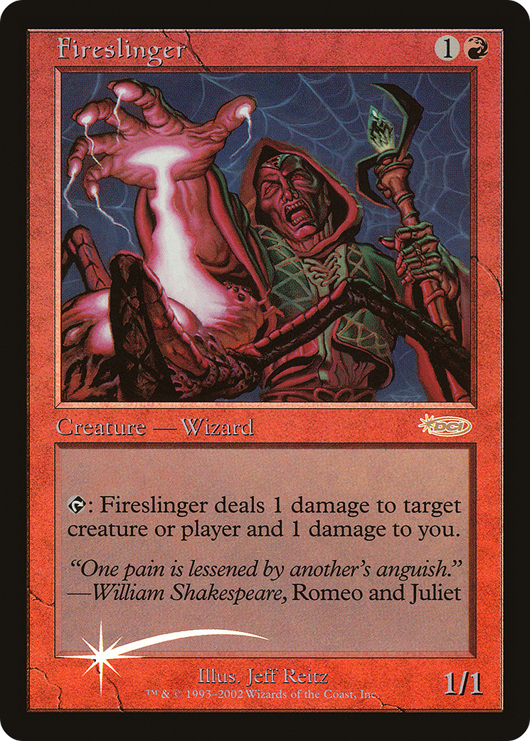 Fireslinger (FNM-006) [Misc] Friday Night Magic 2002 Foil MTG Single Wizards of the Coast