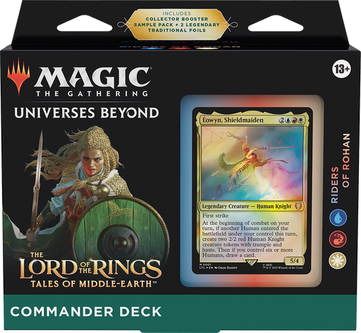 MTG The Lord of the Rings: Tales of Middle-earth Commander Deck: Riders of Rohan MTG Sealed Magic: The Gathering