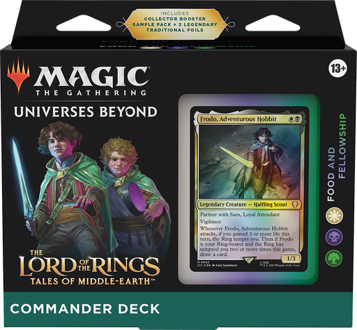 MTG The Lord of the Rings: Tales of Middle-earth Commander Deck: Food and Fellowship MTG Sealed Magic: The Gathering