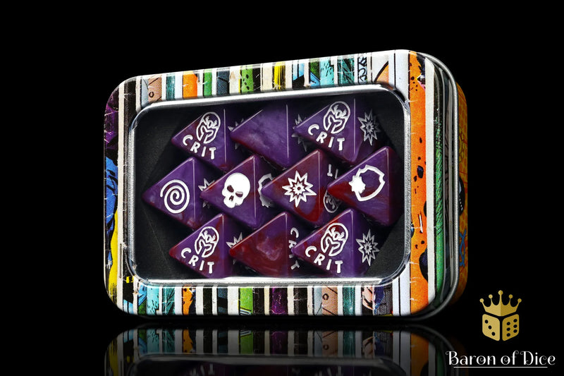 Baron of Dice: "Menacing Mutants" D8 Skirmish Dice Set Dice & Gaming Accessories Baron of Dice