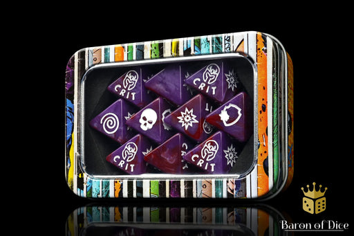 Baron of Dice: "Menacing Mutants" D8 Skirmish Dice Set Dice & Gaming Accessories Baron of Dice