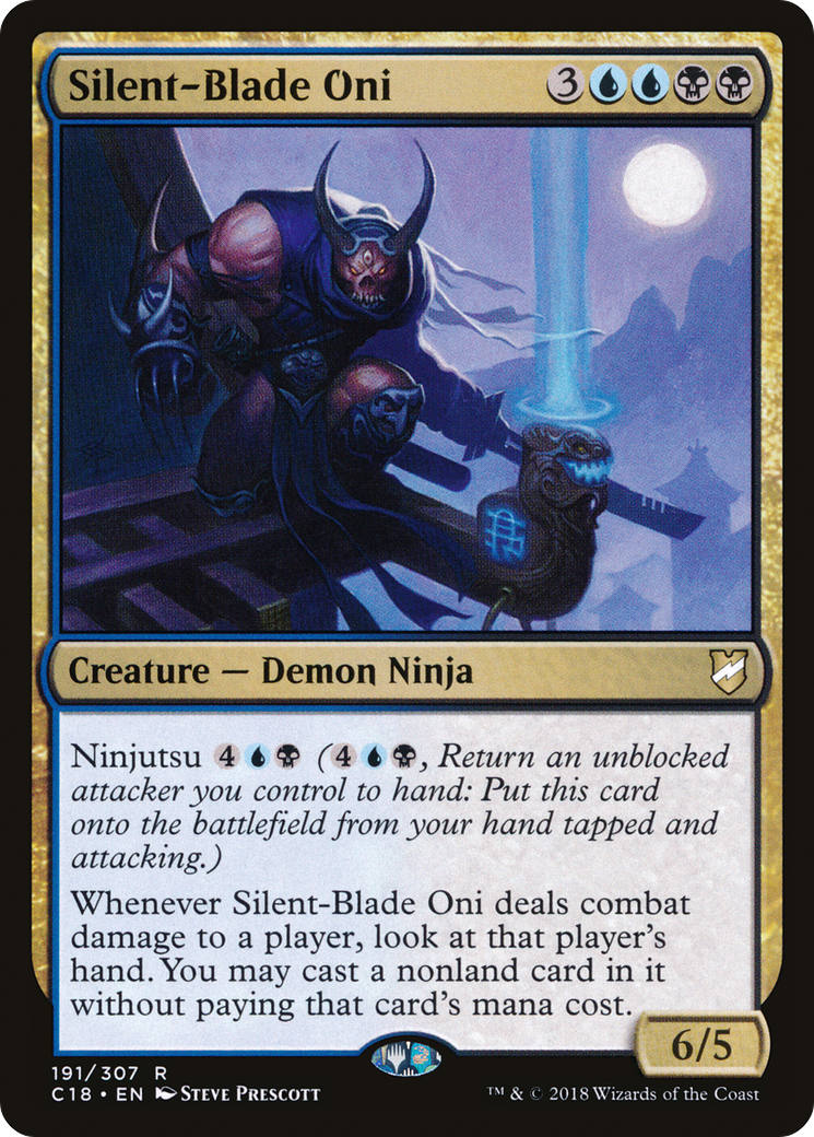 Silent-Blade Oni (C18-191) [Commander 2018] MTG Single Wizards of the Coast