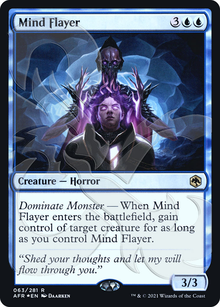 Mind Flayer (AFR&-063) [Adventures in the Forgotten Realms Promos] Foil MTG Single Wizards of the Coast