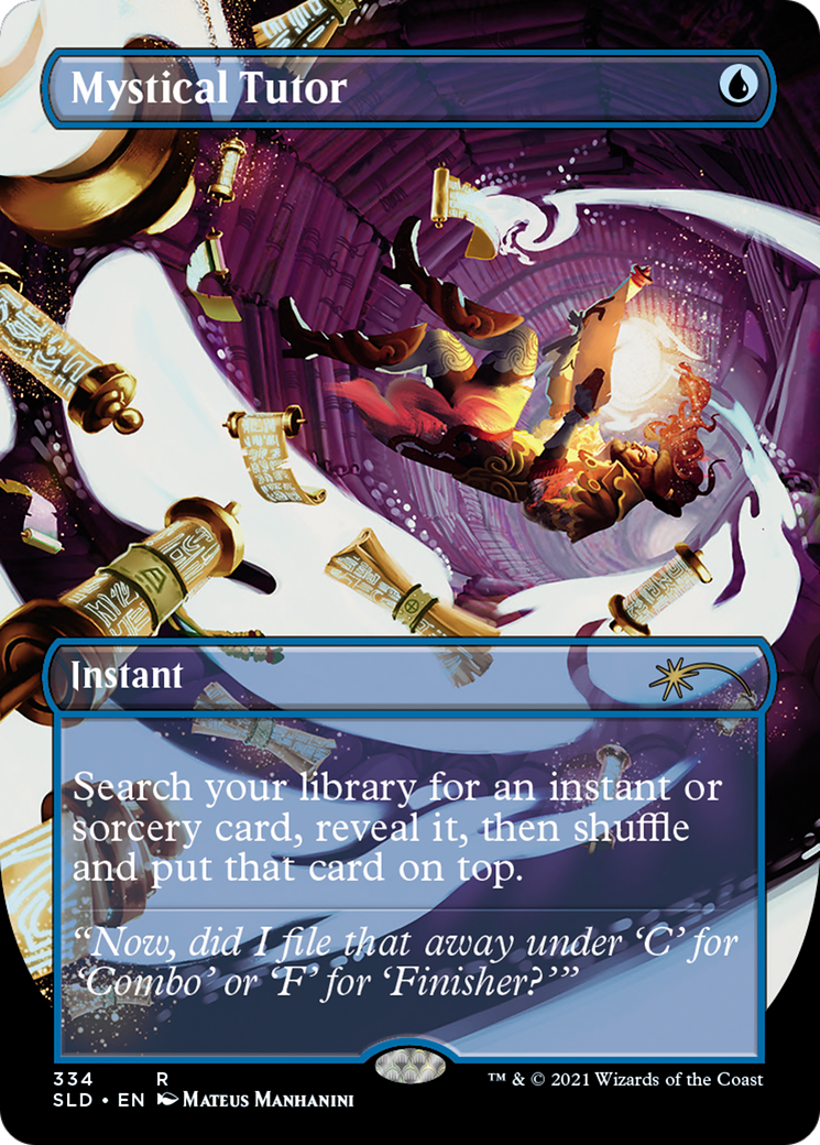 Mystical Tutor (SLD-334) [Secret Lair] Drop (Borderless) Foil MTG Single Wizards of the Coast