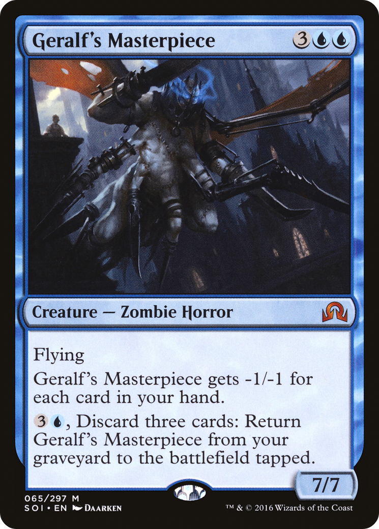 Geralf's Masterpiece (SOI-065) [Shadows over Innistrad] Foil MTG Single Wizards of the Coast