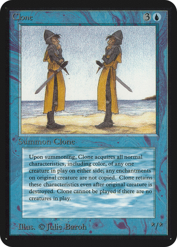 Clone (LEA-) [Oldschool] Limited Edition Alpha MTG Single Wizards of the Coast