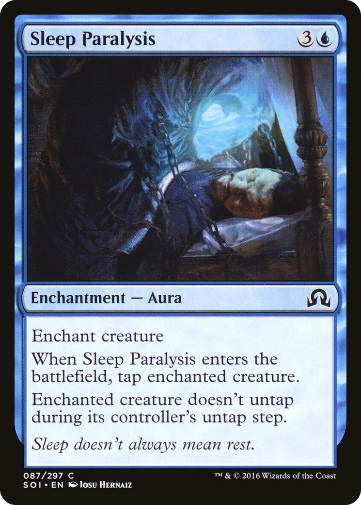 Sleep Paralysis (SOI-087) [Shadows over Innistrad] MTG Single Wizards of the Coast