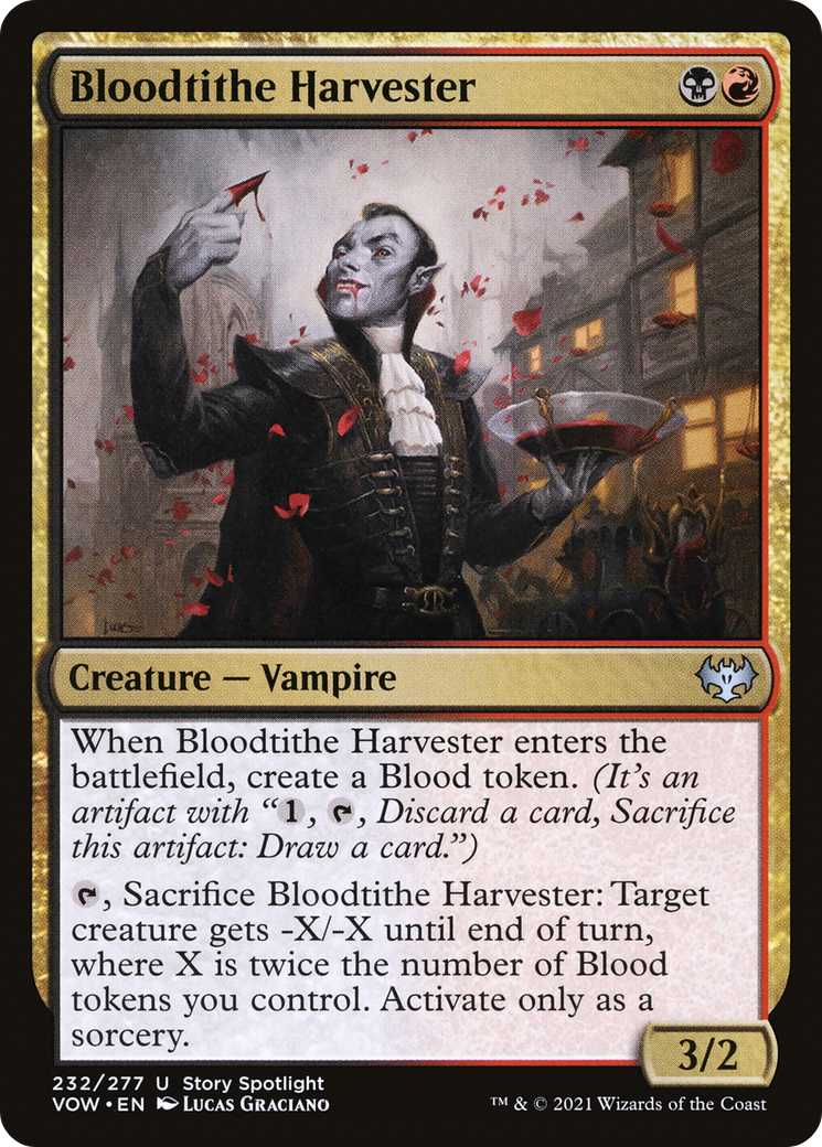 Bloodtithe Harvester (VOW-232) [Innistrad: Crimson Vow] Foil MTG Single Wizards of the Coast