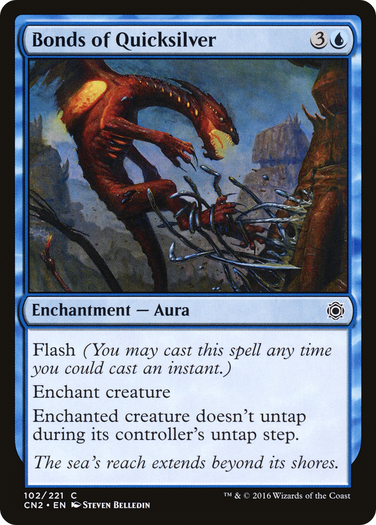 Bonds of Quicksilver (CN2-102) [Conspiracy: Take the Crown] MTG Single Wizards of the Coast