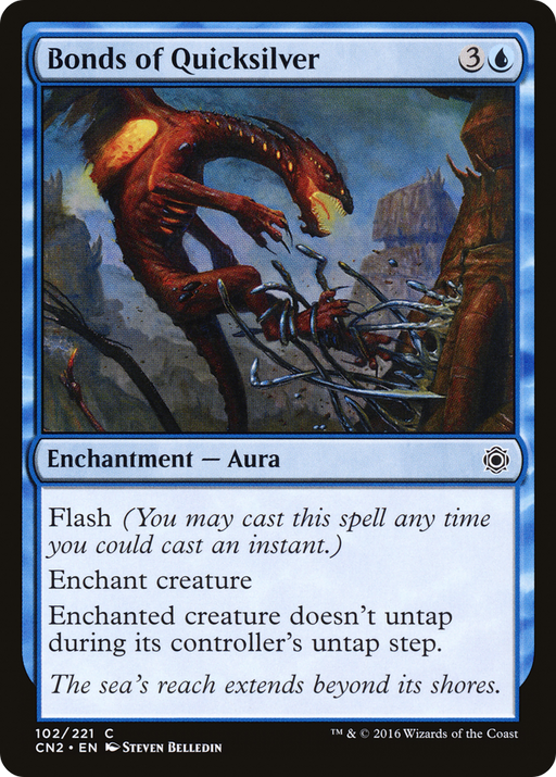 Bonds of Quicksilver (CN2-102) [Conspiracy: Take the Crown] MTG Single Wizards of the Coast