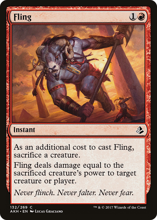 Fling (AKH-132) [Amonkhet] MTG Single Wizards of the Coast