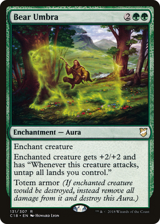 Bear Umbra (C18-131) [Commander 2018] MTG Single Wizards of the Coast