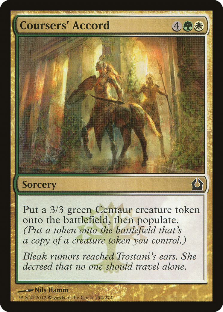 Coursers' Accord (RTR-154) [Return to Ravnica] MTG Single Wizards of the Coast