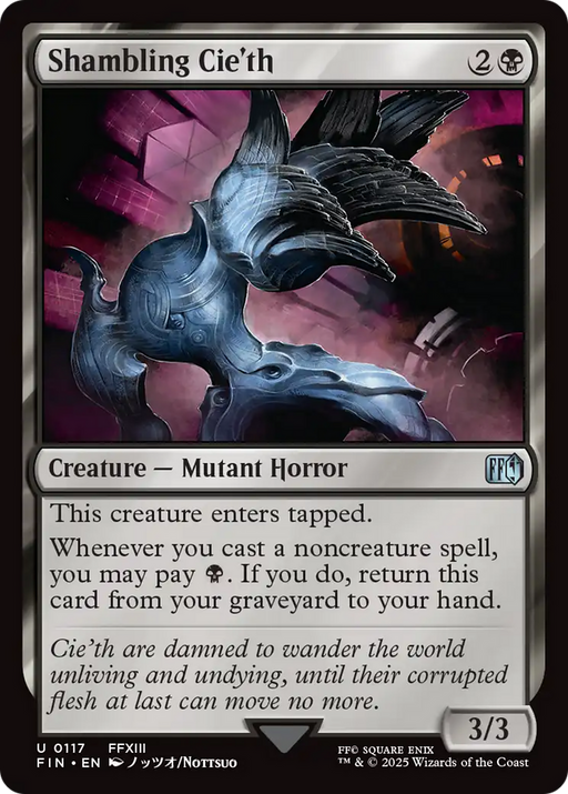 Shambling Cie'th (FIN-117) [FINAL FANTASY] Foil MTG Single Wizards of the Coast