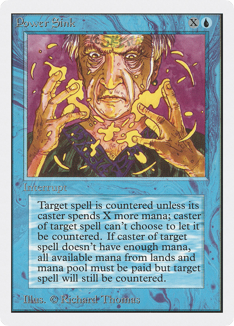 Power Sink (2ED-073) [Oldschool] Unlimited Edition MTG Single Wizards of the Coast