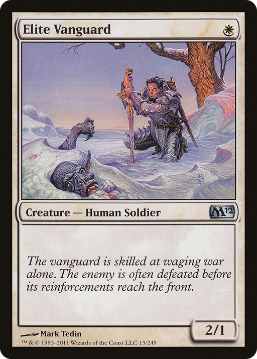 Elite Vanguard (M12-015) [Magic 2012] MTG Single Wizards of the Coast