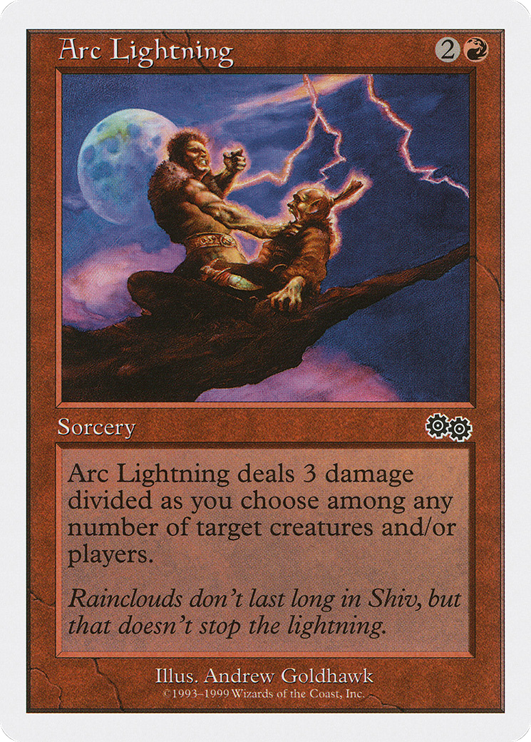 Arc Lightning (BRB-005) [Misc] Battle Royale Box Set MTG Single Wizards of the Coast