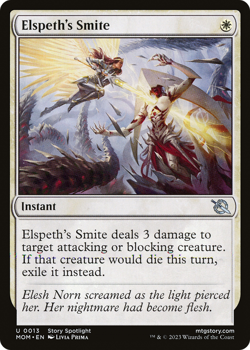Elspeth's Smite (MOM-013) [March of the Machine] MTG Single Wizards of the Coast