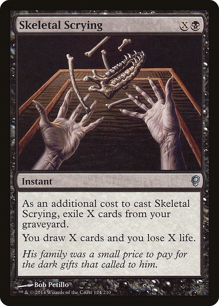Skeletal Scrying (CNS-124) [Conspiracy] MTG Single Wizards of the Coast