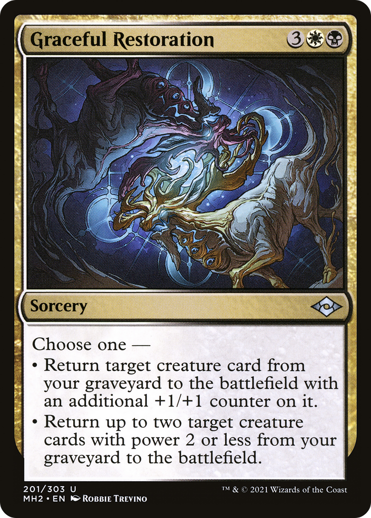 Graceful Restoration (MH2-201) [Modern Horizons 2] MTG Single Modern Horizons 2